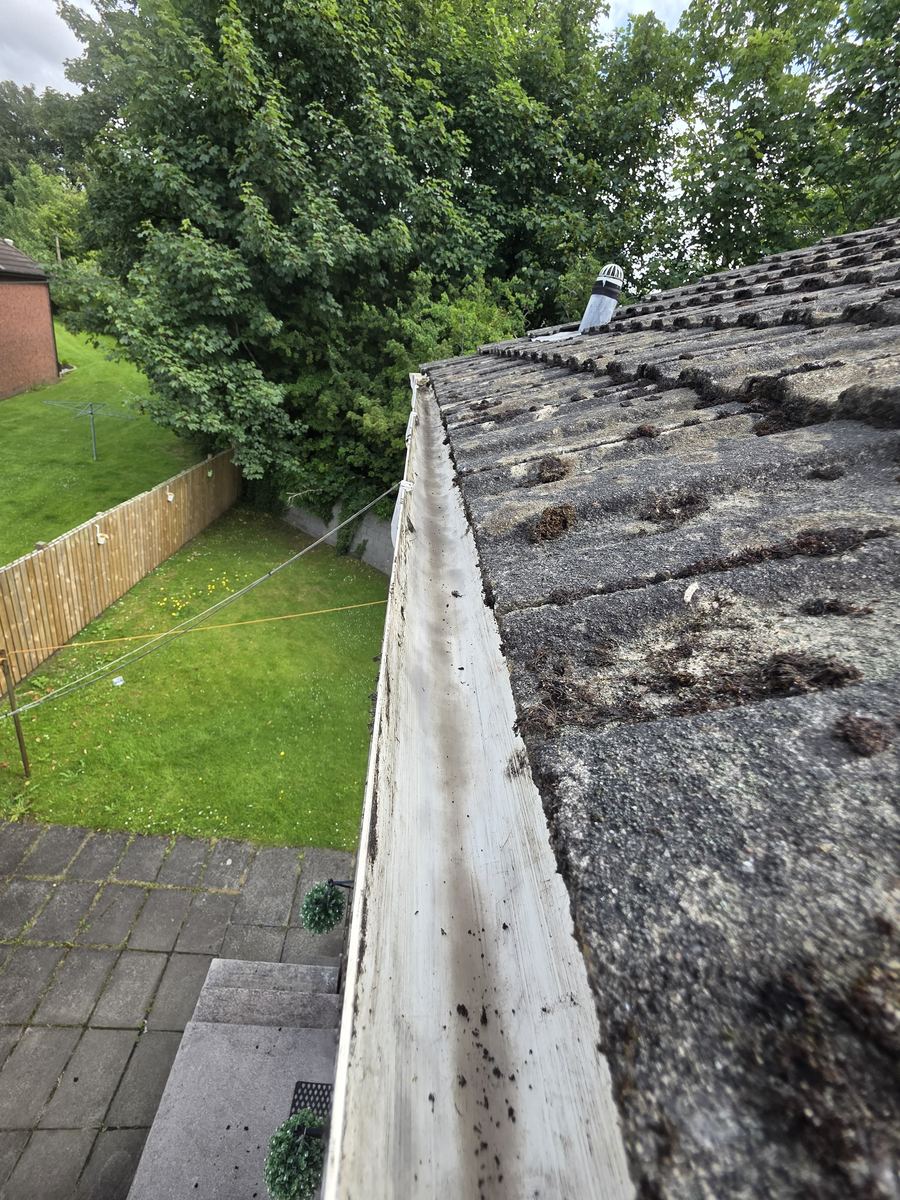 Clear gutter after clearing